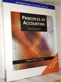Image of Principles of Accounting: 20th Second Adition